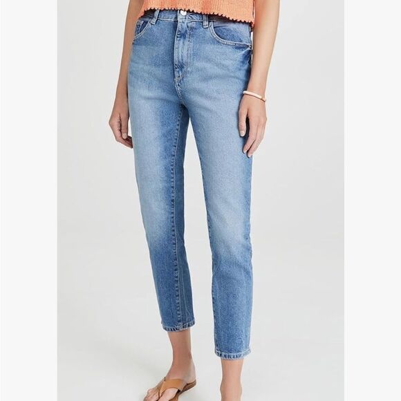 DL1961 Bella Slim: High Rise Vintage Jeans in canal 31 NWT - Picture 1 of 9